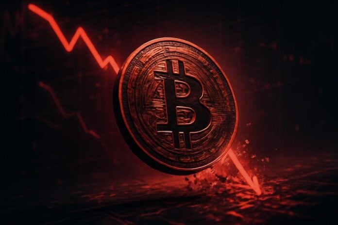 Bitcoin price down
